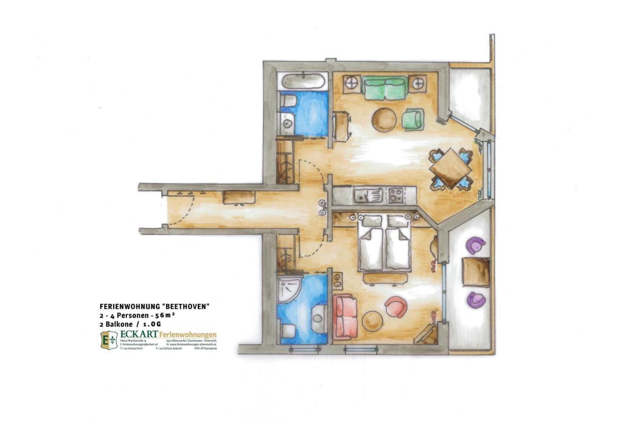 Апартаменты Haus Barbarahof Альтенмаркт  Экстерьер фото